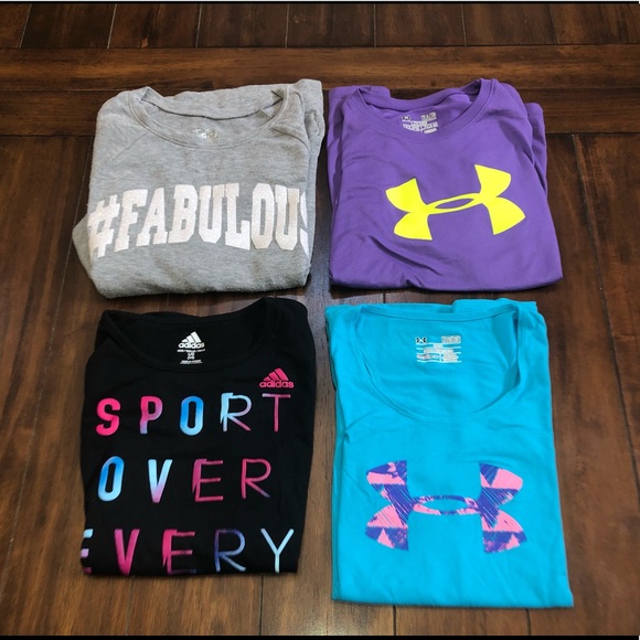 Under Armour Other - Adidas Under Armour and other Girl Shirts